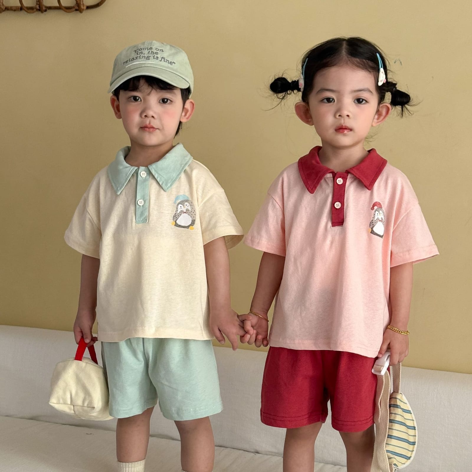 兄弟姐妹裝｜企鵝POLO衫套裝(80-150)