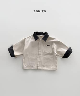 韓國🇰🇷Bonito 拼接領夾克(12m-XL/JS-JM)