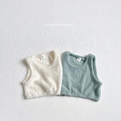 韓國🇰🇷VIVID-I 純色毛絨外搭背心(XS-XL/JS-JM)