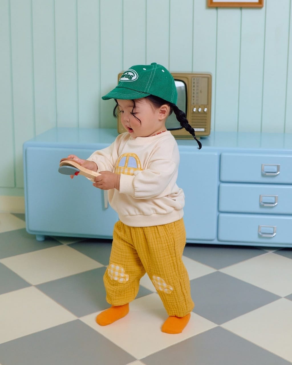 韓國🇰🇷OOTTBEBE swing鴨舌帽