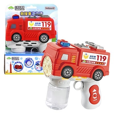 KIDMATE 台灣好車隊 警車/消防車泡泡槍