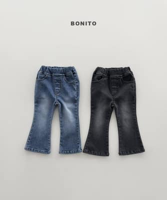韓國🇰🇷Bonito 彈性喇叭牛仔褲(12m-XL/JS-JM)