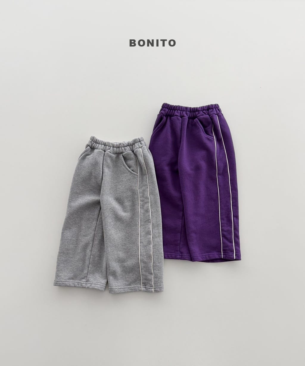 韓國🇰🇷Bonito 側線棉褲(12m-XL/JS-JM)