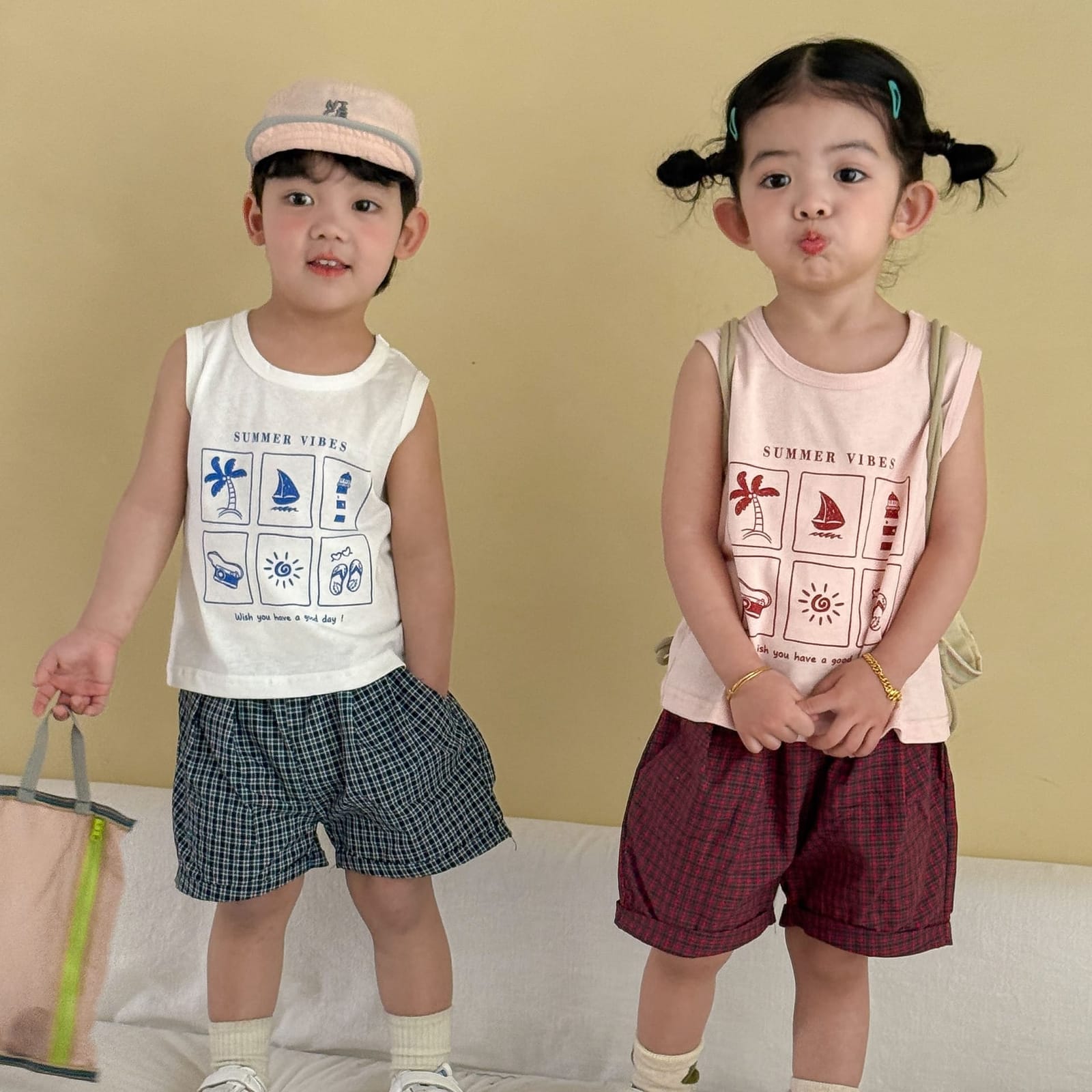 兄弟姐妹裝｜夏日氛圍背心套裝(80-150)