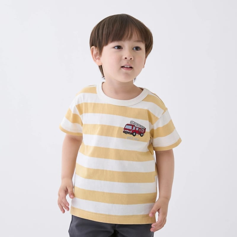 日本🇯🇵Petit Main 小花荷葉邊寶寶上衣(70/80)