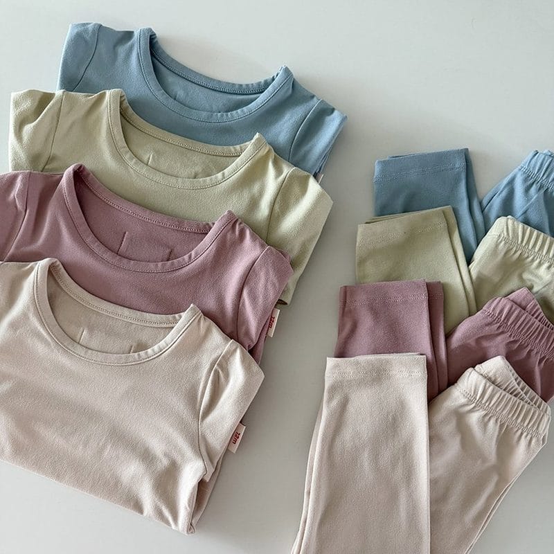 韓國🇰🇷HERE I AM 素色保暖發熱居家套裝(12m-XL)
