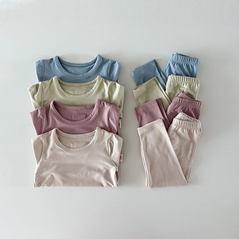 韓國🇰🇷HERE I AM 素色保暖發熱居家套裝(12m-XL)