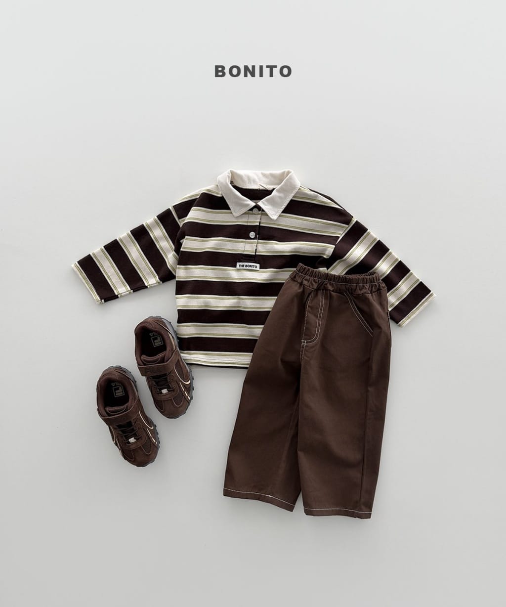 韓國🇰🇷Bonito 車線休閒卡其褲(12m-XL/JS-JM)