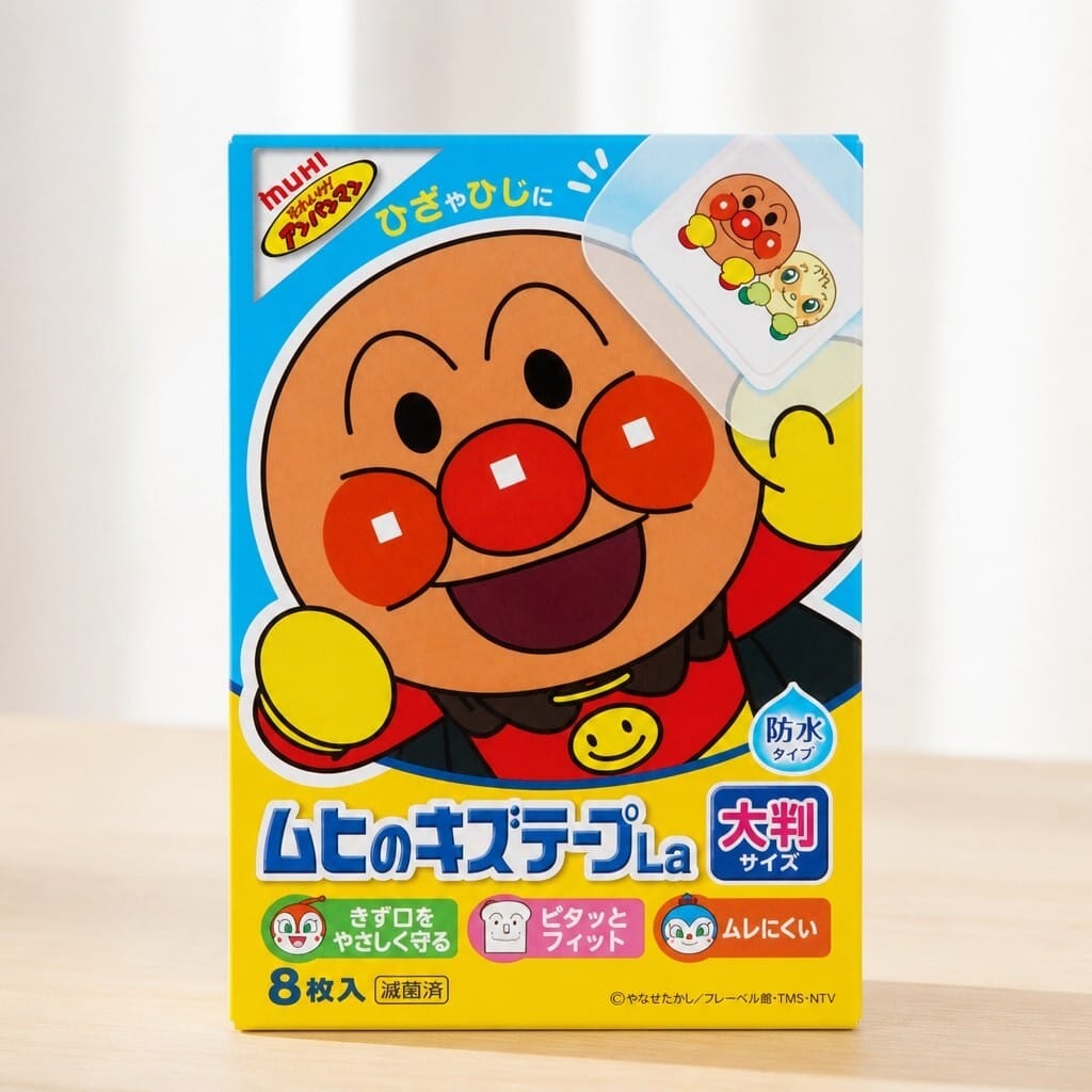 日本🇯🇵池田模範堂 麵包超人防水大尺寸OK繃