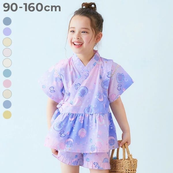 日本🇯🇵荷葉邊女童甚平(90-160)