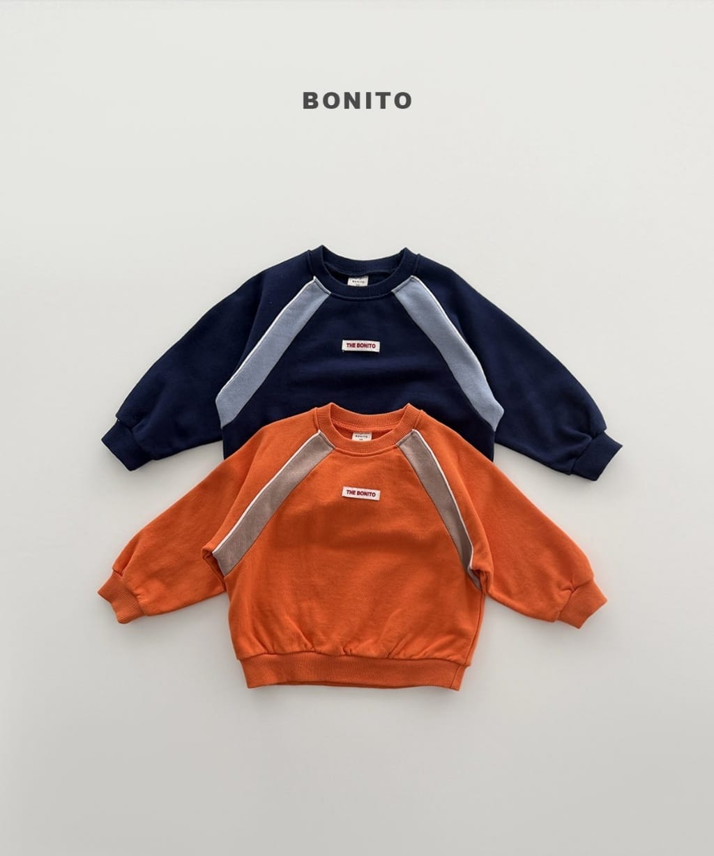 韓國🇰🇷Bonito 側邊撞色插肩大學Ｔ(12m-XL/JS-JM)