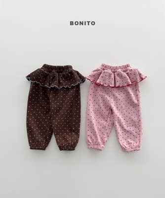 韓國🇰🇷Bonito 點點裙擺束口褲(12m-XL/JS-JM)