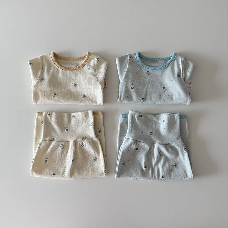 韓國🇰🇷HERE I AM 滿版小鴨居家服(12m-XL)