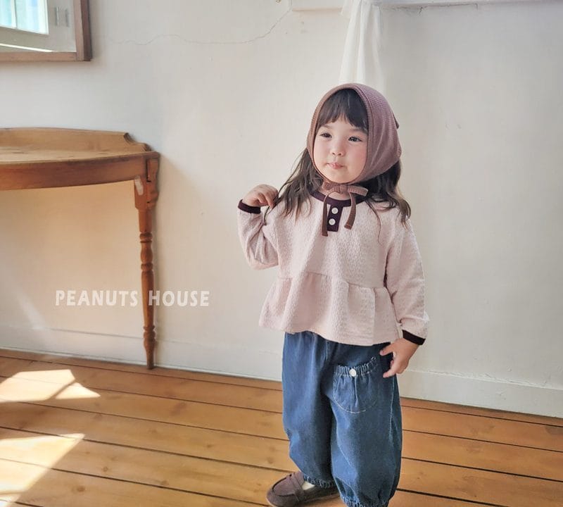 韓國🇰🇷PEANUTS 針織鈕扣長袖上衣(5-15)