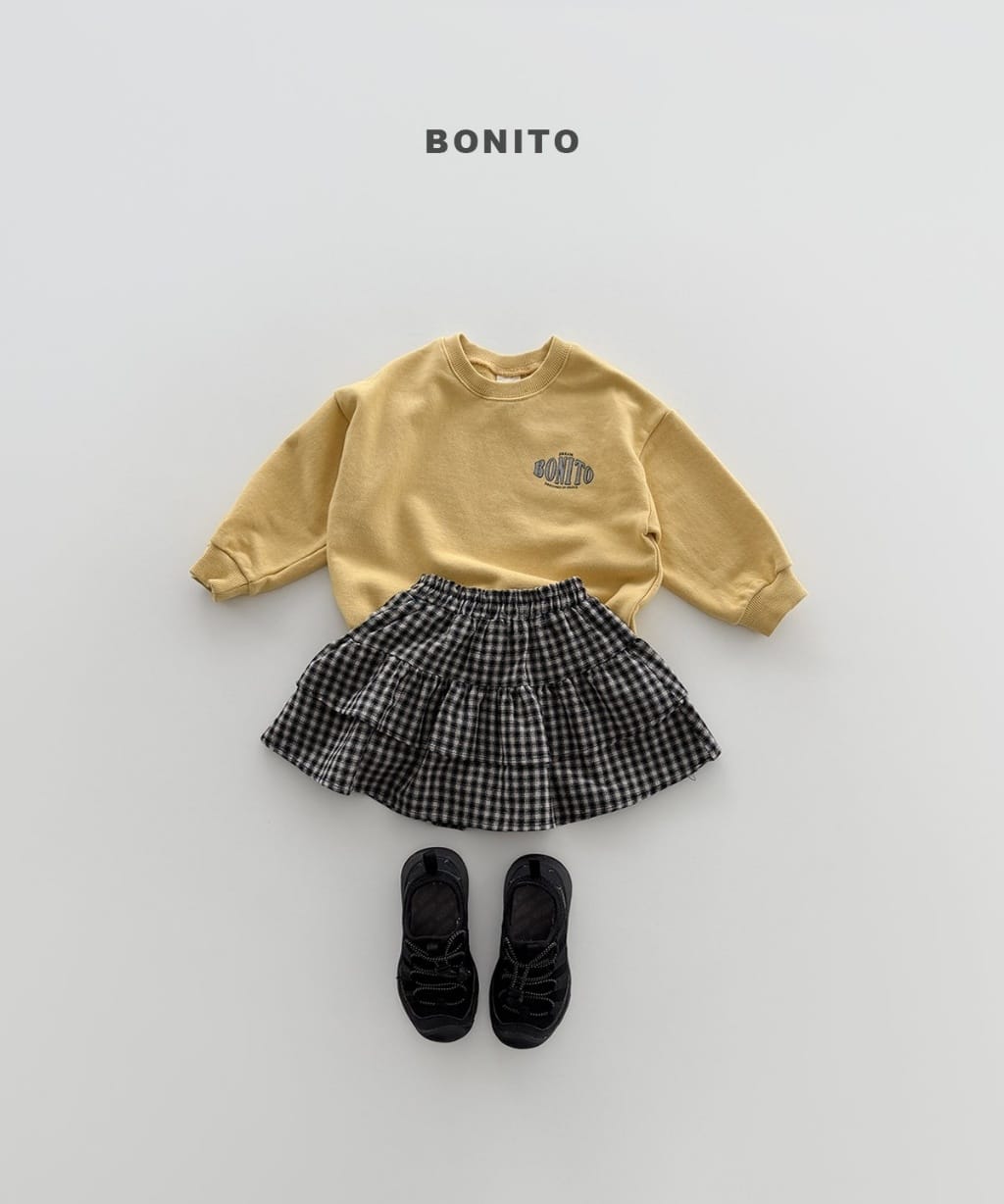 韓國🇰🇷Bonito 格紋蛋糕褲裙(12m-XL/JS-JM)