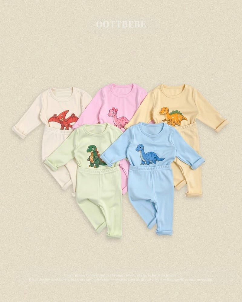韓國🇰🇷OOTTBEBE 機械恐龍家居套裝(XS-XL)