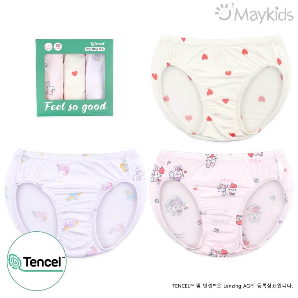 韓國🇰🇷Maykids 天使愛心女孩三角內褲