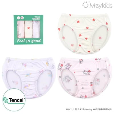 韓國🇰🇷Maykids 天使愛心女孩三角內褲