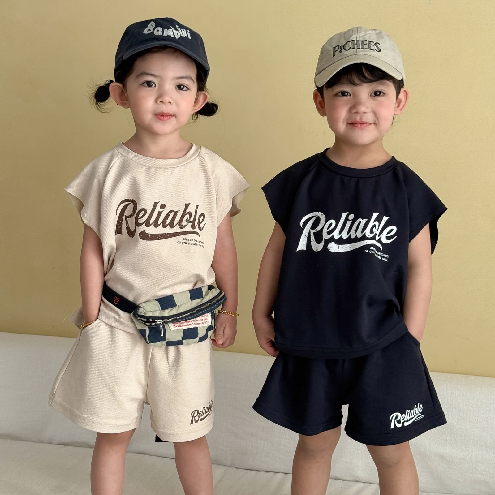 兄弟姐妹裝｜Reliable休閒背心套裝(80-150)