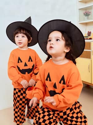萬聖節系列🎃｜韓版南瓜套裝(80-120)