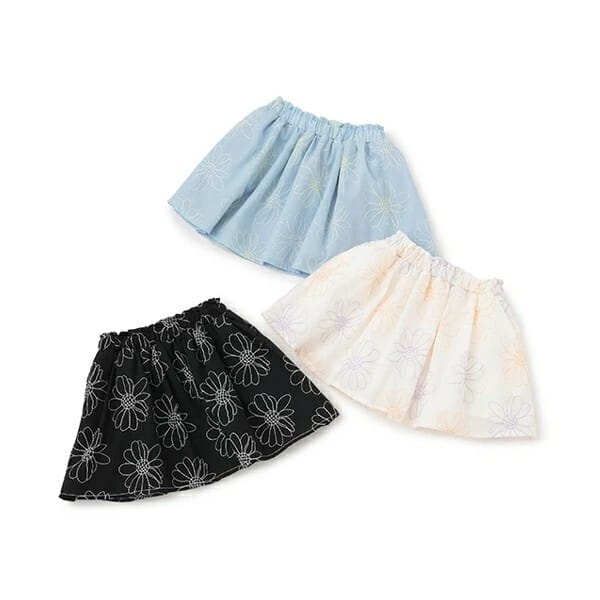 日本🇯🇵Petit Main 花朵刺繡短裙(80-110)