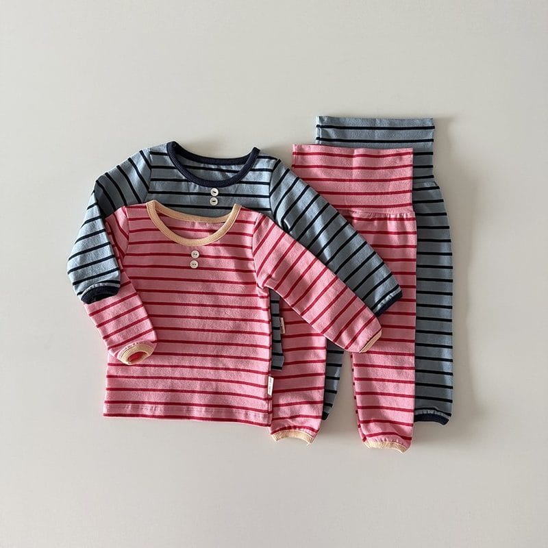 韓國🇰🇷HERE I AM 條紋居家套裝(12m-XL)