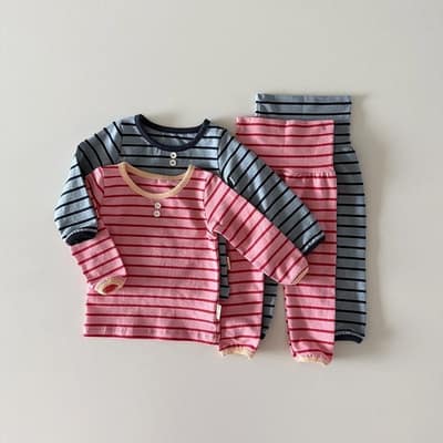 韓國🇰🇷HERE I AM 條紋居家套裝(12m-XL)