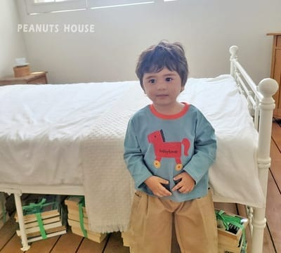 韓國🇰🇷PEANUTS 木馬長袖上衣(5-15)