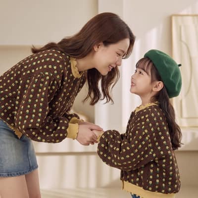 韓國🇰🇷Orangemom 小花親子外套(5-15/MOM)