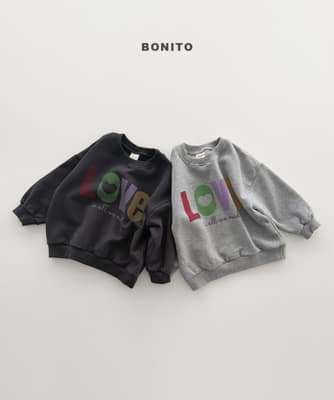 韓國🇰🇷Bonito 彩色LOVE大學Ｔ(12m-XL/JS-JM)
