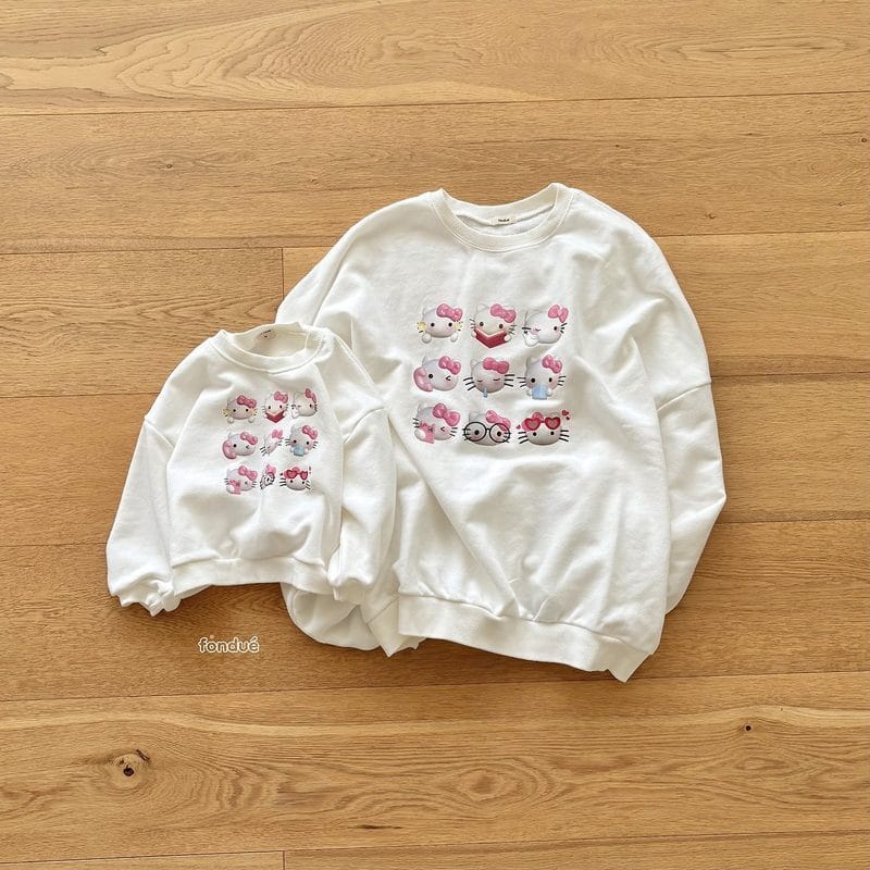 韓國🇰🇷fondue Kitty大頭親子裝(XS-XL/MOM)