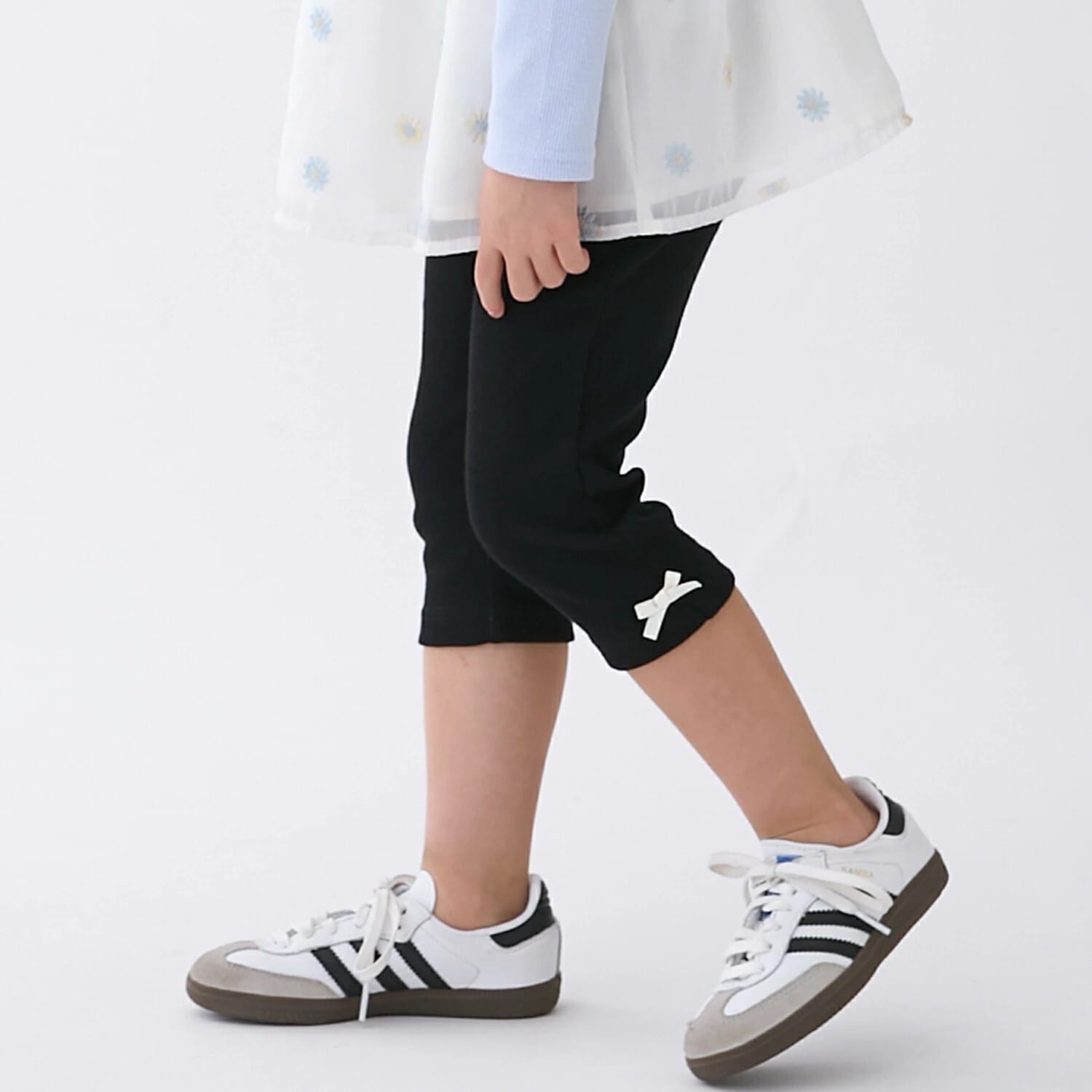 日本🇯🇵Petit Main 蝴蝶結裝飾七分褲(80-130)