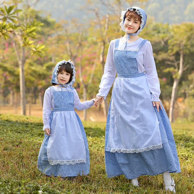 萬聖節系列🎃｜田園風女傭親子裝(100-150)