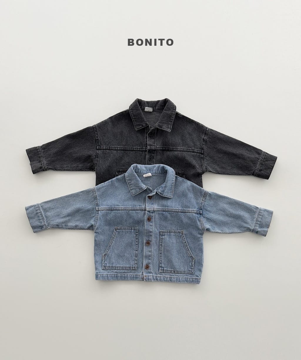 韓國🇰🇷Bonito 燈芯絨牛仔夾克(12m-XL/JS-JM)