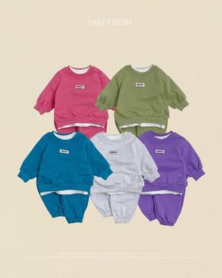韓國🇰🇷OOTTBEBE 小標親子兒童休閒套裝(XS-XL)