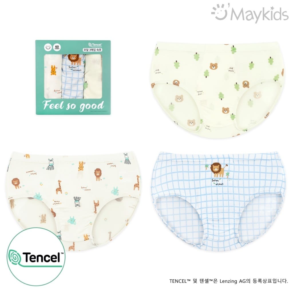 韓國🇰🇷Maykids 迷你動物男孩三角內褲