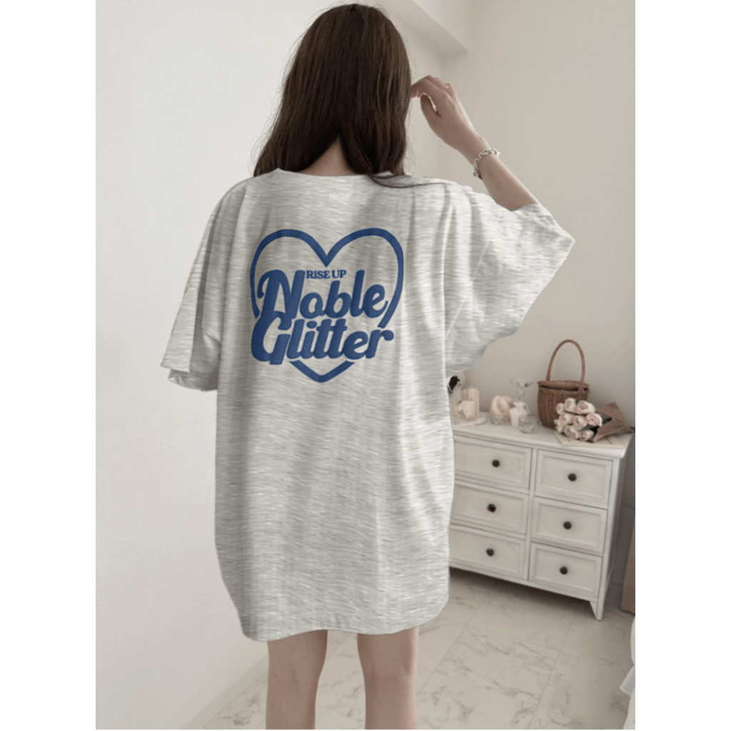 日本🇯🇵GRL 發泡愛心LOGO寬鬆短袖T