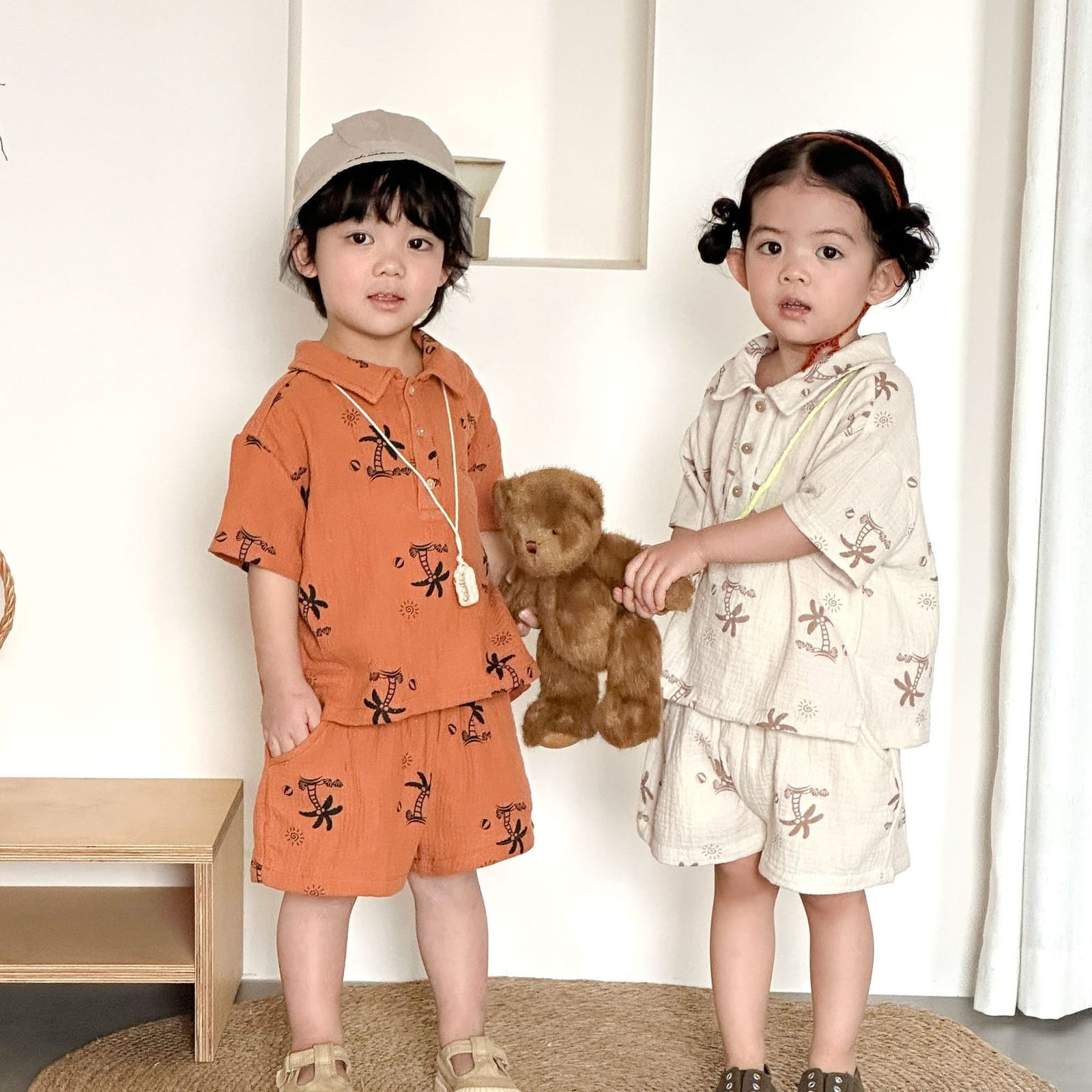 兄弟姐妹裝｜椰樹渡假套裝(80-150)
