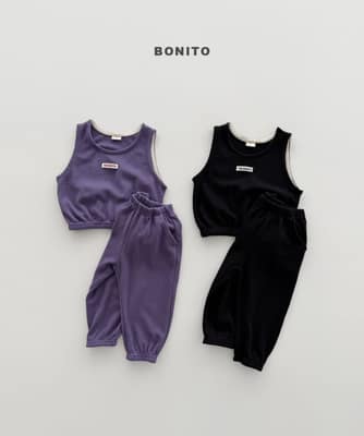 韓國🇰🇷Bonito 迷你華夫格背心套裝(12m-XL/JS-JM)