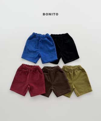 韓國🇰🇷Bonito 燈芯絨短褲(12m-XL/JS-JM)