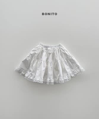 韓國🇰🇷Bonito 白色蕾絲褲裙(12m-XL/JS-JM)
