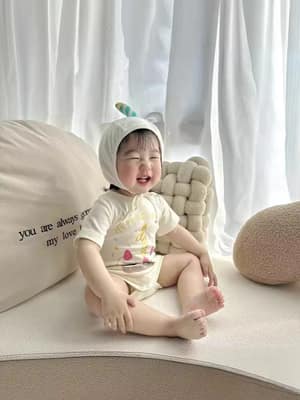 生日蛋糕包屁衣附帽(66-90)