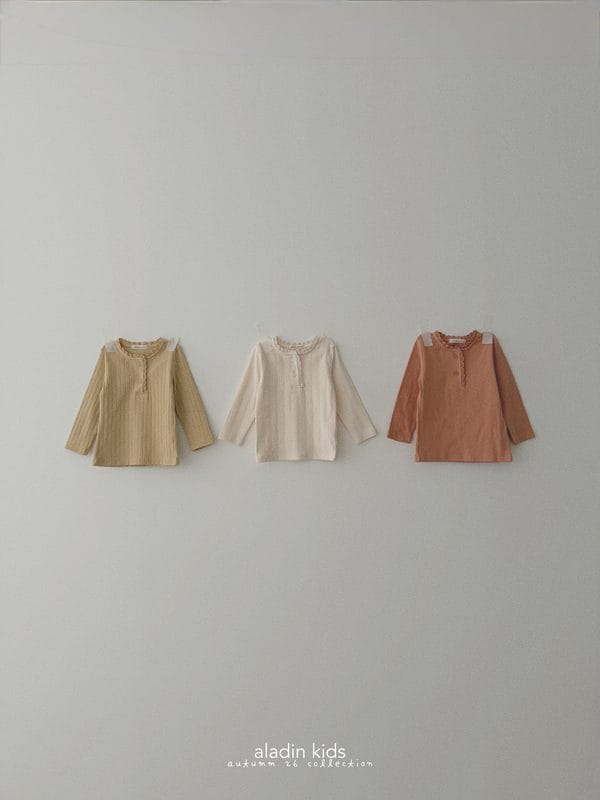 韓國🇰🇷aladin 精緻蕾絲花邊長袖上衣(XS-XL)