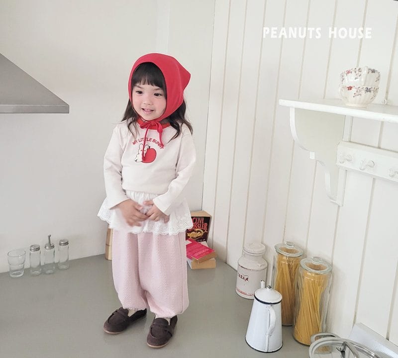 韓國🇰🇷PEANUTS 蘋果兔兔長袖上衣(5-15)