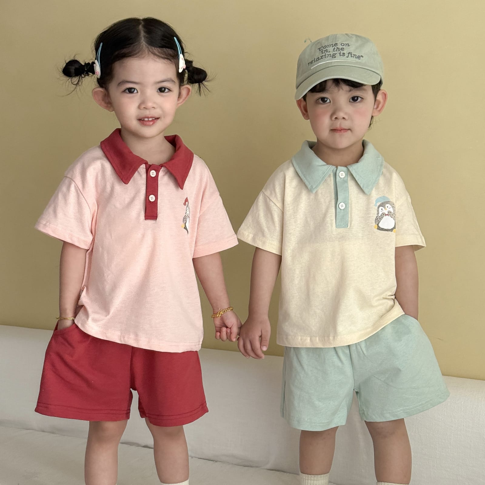 兄弟姐妹裝｜企鵝POLO衫套裝(80-150)