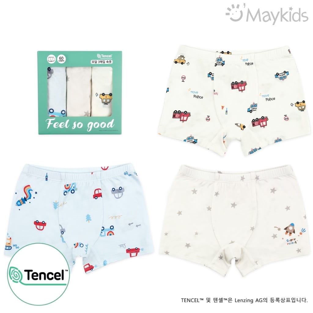 韓國🇰🇷Maykids 出動夢想車男孩平口內褲