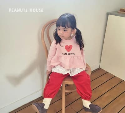 韓國🇰🇷PEANUTS 螺紋彈力束口褲(5-15)