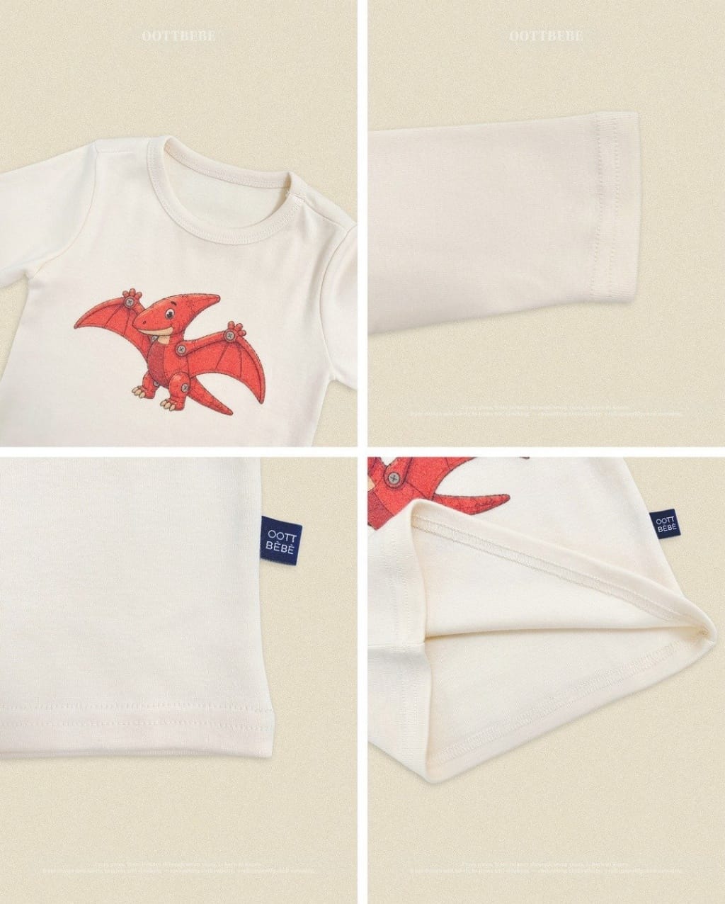 韓國🇰🇷OOTTBEBE 機械恐龍家居套裝(XS-XL)
