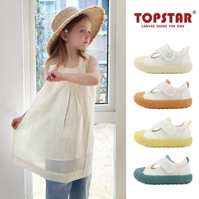 TOPSTAR 透氣網面魔鬼氈童鞋(13-19cm)