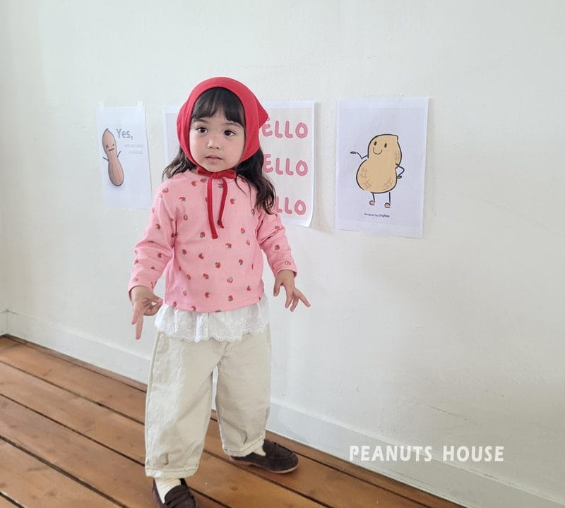 韓國🇰🇷PEANUTS 滿版水果印花長袖上衣(5-15)